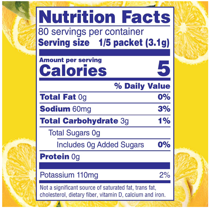 Crystal Light Drink Mix, Lemonade, 16-count