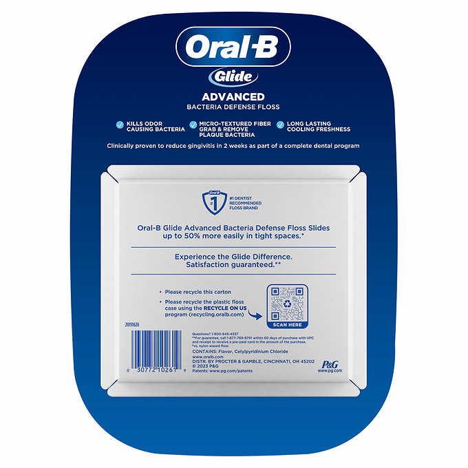 Oral-B Glide Advanced Floss, 6-pack