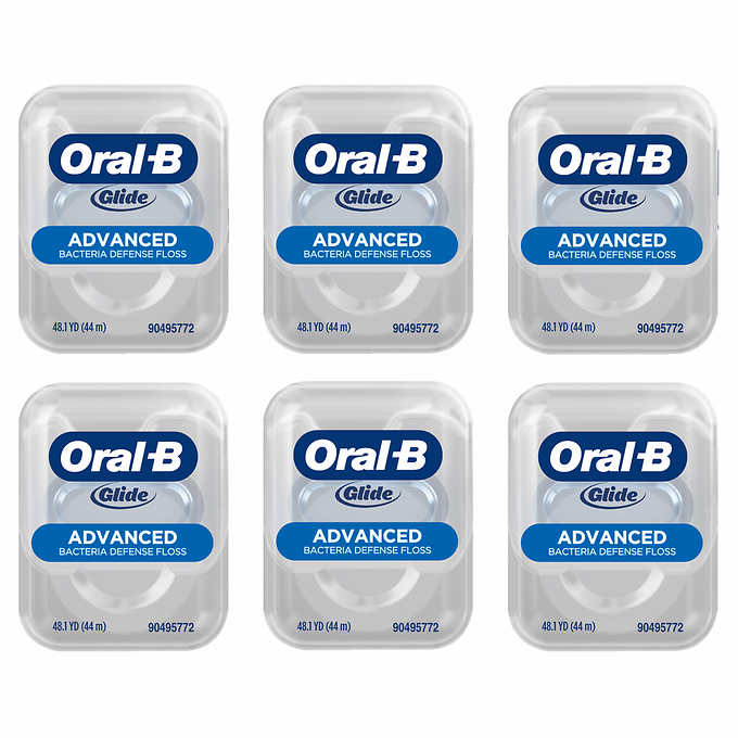 Oral-B Glide Advanced Floss, 6-pack