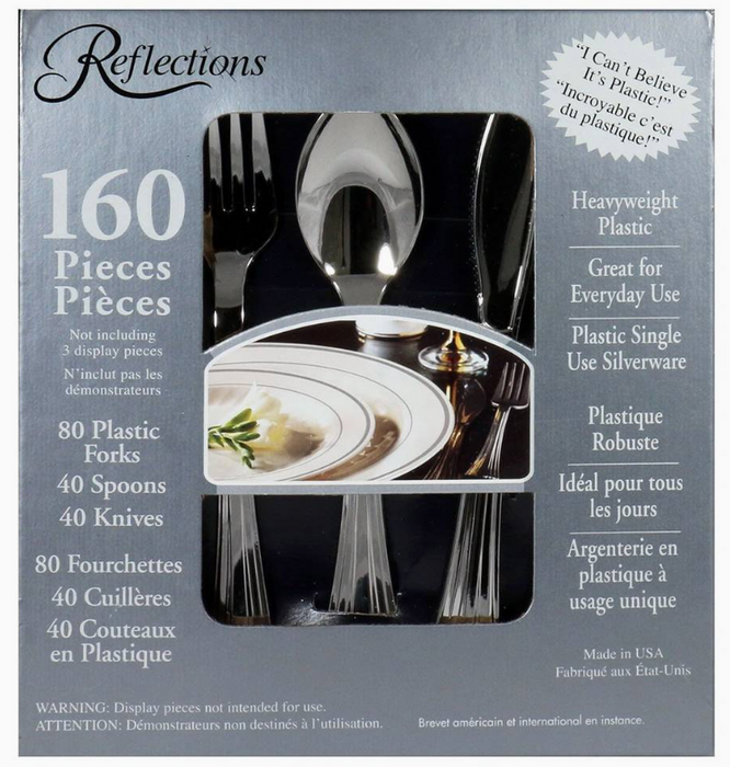 Reflections 160-count Plastic Cutlery Set