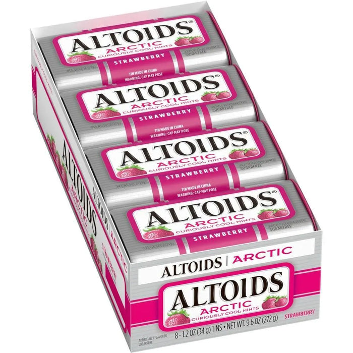 Altoids 8 Arctic Strawberry Mints (1.2 oz Each)