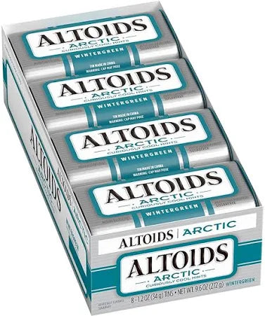 Altoids 8-Count Smalls Breath Mints, Sugar Free Arctic Wintergreen, 9.6 oz