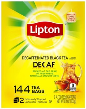 Lipton 144 ct.  Decaffeinated Tea Bags