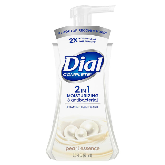 Dial Complete 2 in 1 Antibacterial & Moisturizing Foaming Hand Wash, 4 pk.