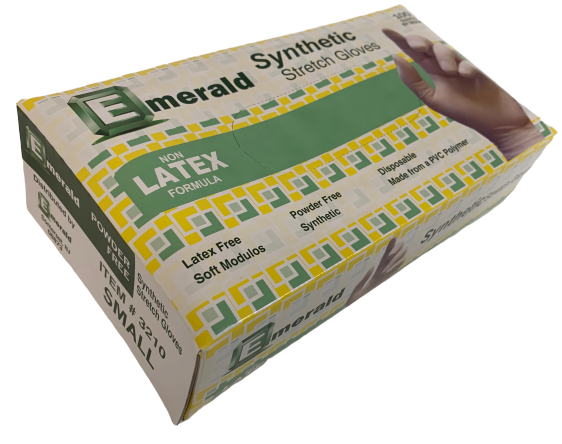 Emerald Powder-Free Vinyl Gloves 100ct.