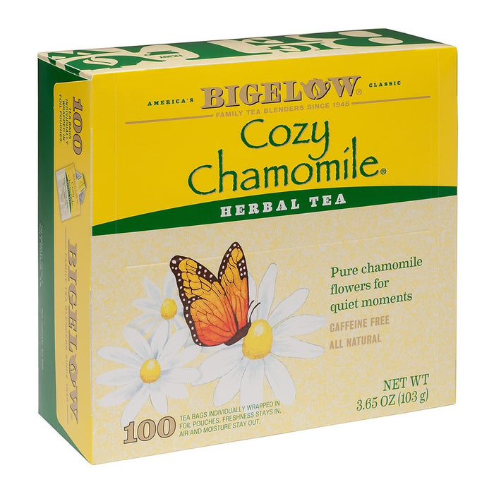 Bigelow Cozy Chamomile Herbal Tea, 100 ct.