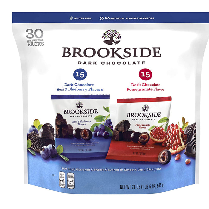 Brookside (30 pk./0.7 oz.) Dark Chocolate Variety Pack