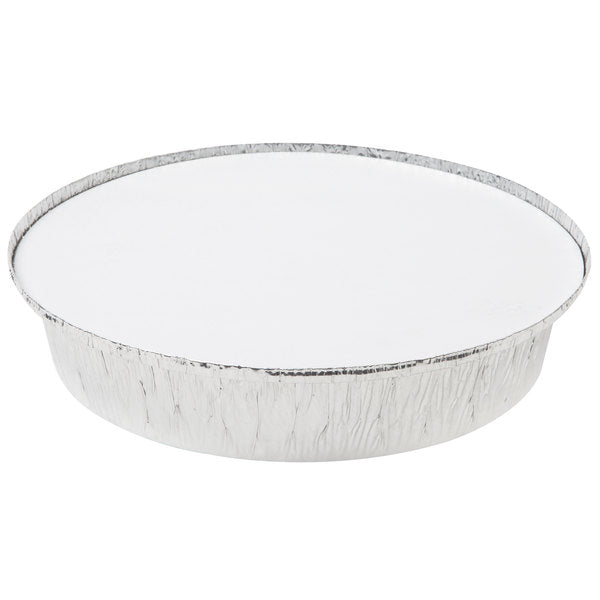 9" Round Foil Pan with Board Lid, 14 Pack