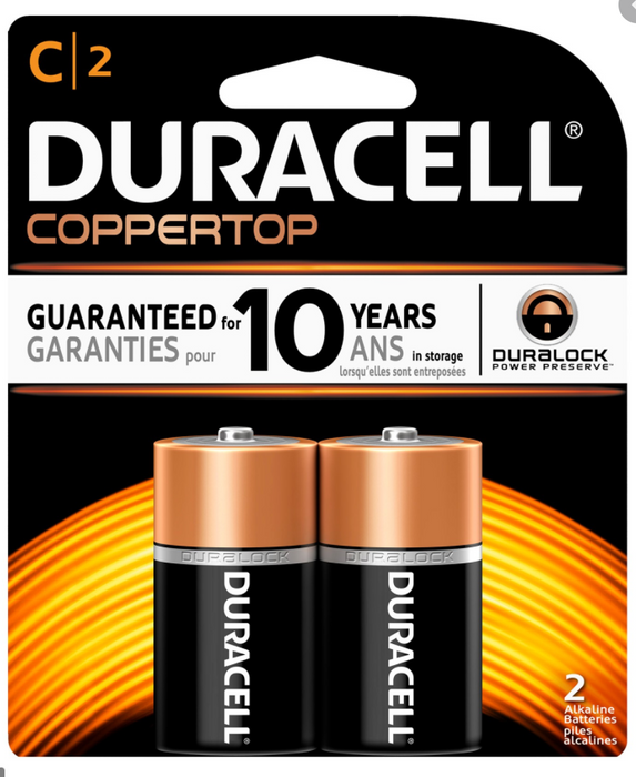 Duracell C 2 Pack