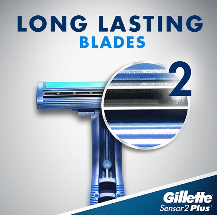 Gillette Sensor2 Plus Pivoting Head Disposable Razors, 52 ct. — Syessa