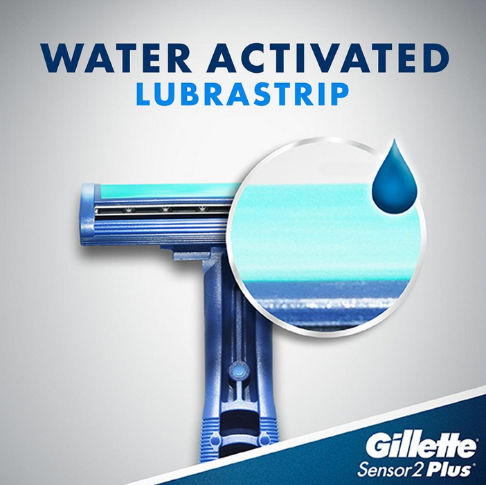 Gillette Sensor2 Plus Pivoting Head Disposable Razors, 52 ct. — Syessa