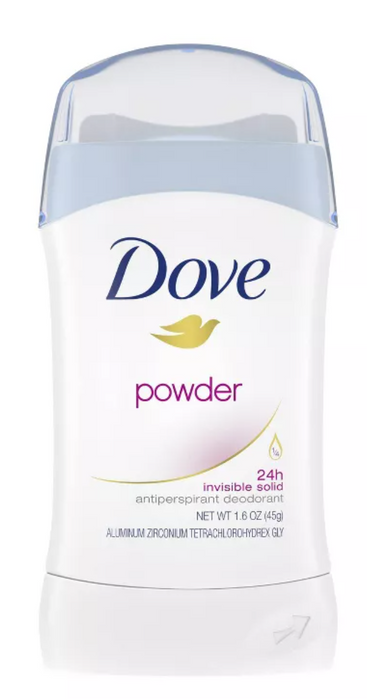Dove Invisible Solid Antiperspirant Deodorant Powder 1.6oz.