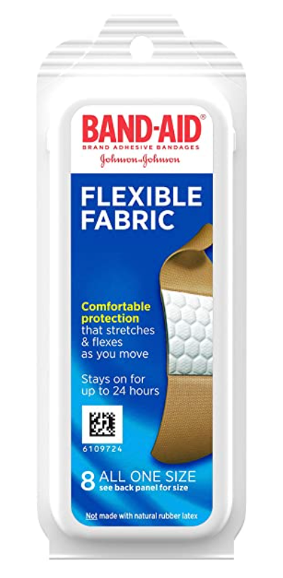 Band-Aid Adhesive Bandages Flexible Fabric 8ct. — Syessa