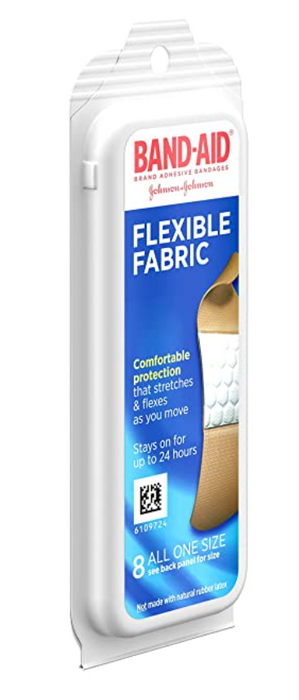 Band-Aid Adhesive Bandages Flexible Fabric 8ct.