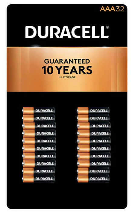 Duracell 40 Pack  AAA Alkaline Batteries