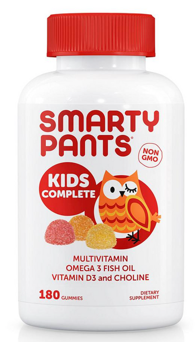SmartyPants Kids Complete 180ct Gummy Multivitamin