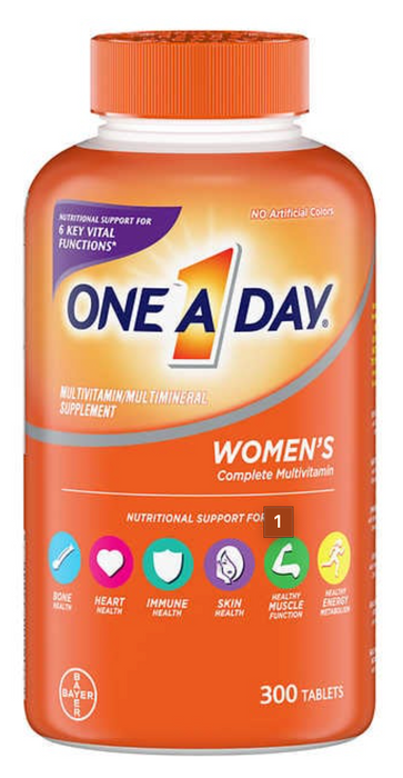 One A Day Women's 300ct  complete Multivitamin Tablets