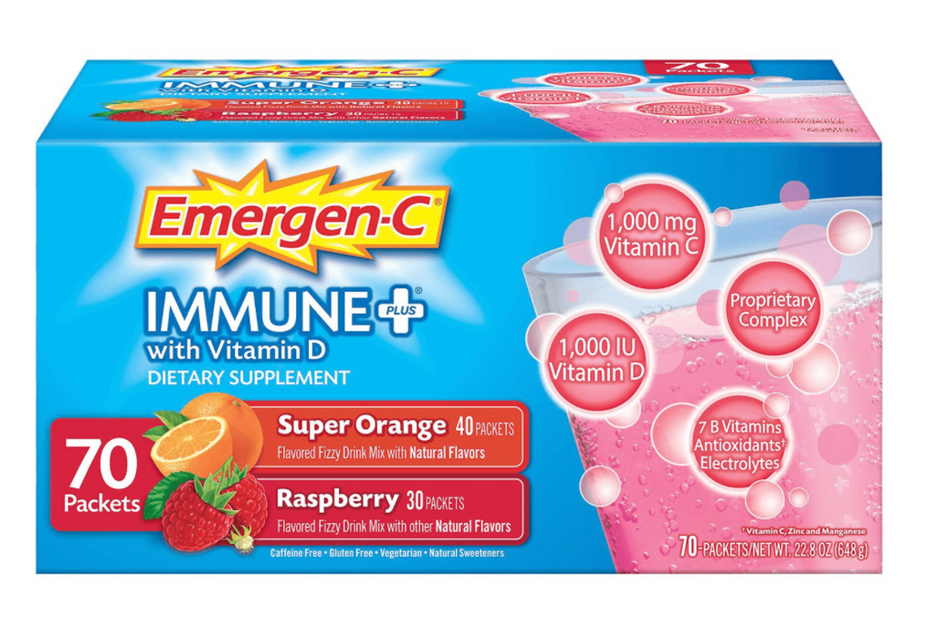 Emergen-C Immune Plus, 70 Packets