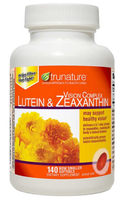 Trunature  Lutein & Zeaxanthin Vision Complex 140 Softgels,