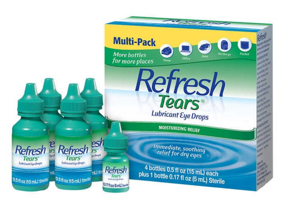 Refresh Tears Lubricant Eye Drops 4+1 Bonus Multi-Pack, 65 ml.