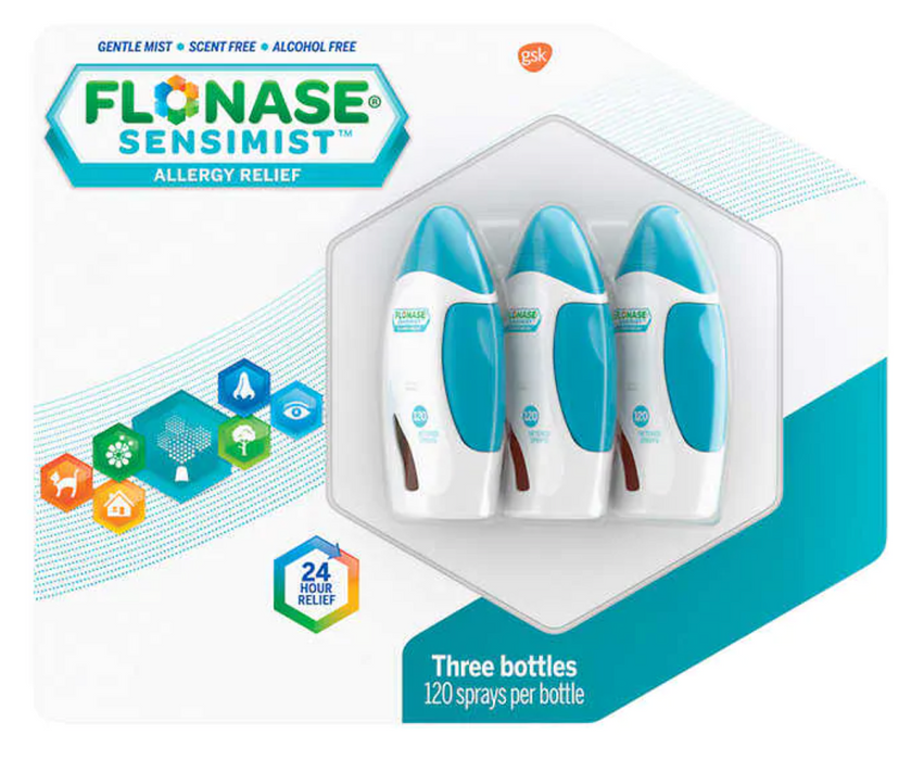 Flonase Sensimist Allergy Relief, 3 Bottles