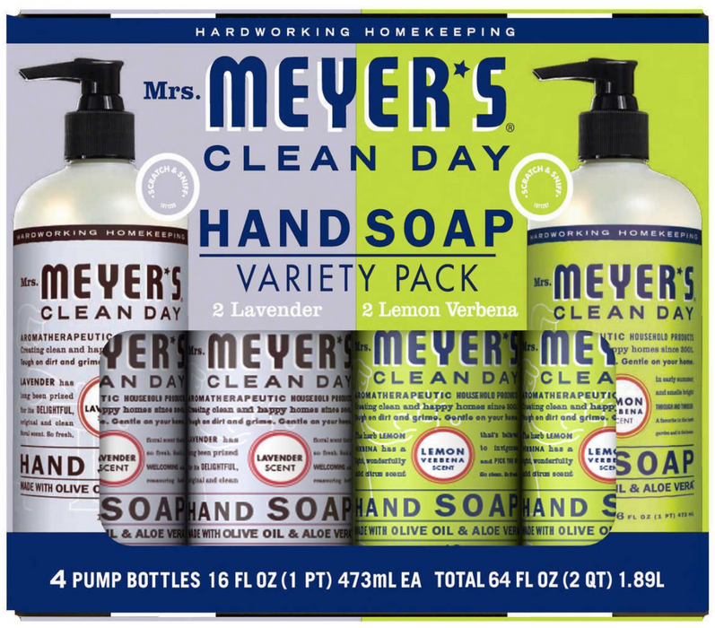 Mrs. Meyer's Clean Day Hand Soap 4-Pack 16oz
