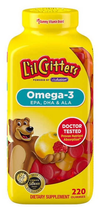 L’il Critters Omega-3 DHA, 220 Gummies