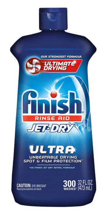 Finish Jet-Dry Ultra Dishwasher Rinse Aid, 32 fl oz
