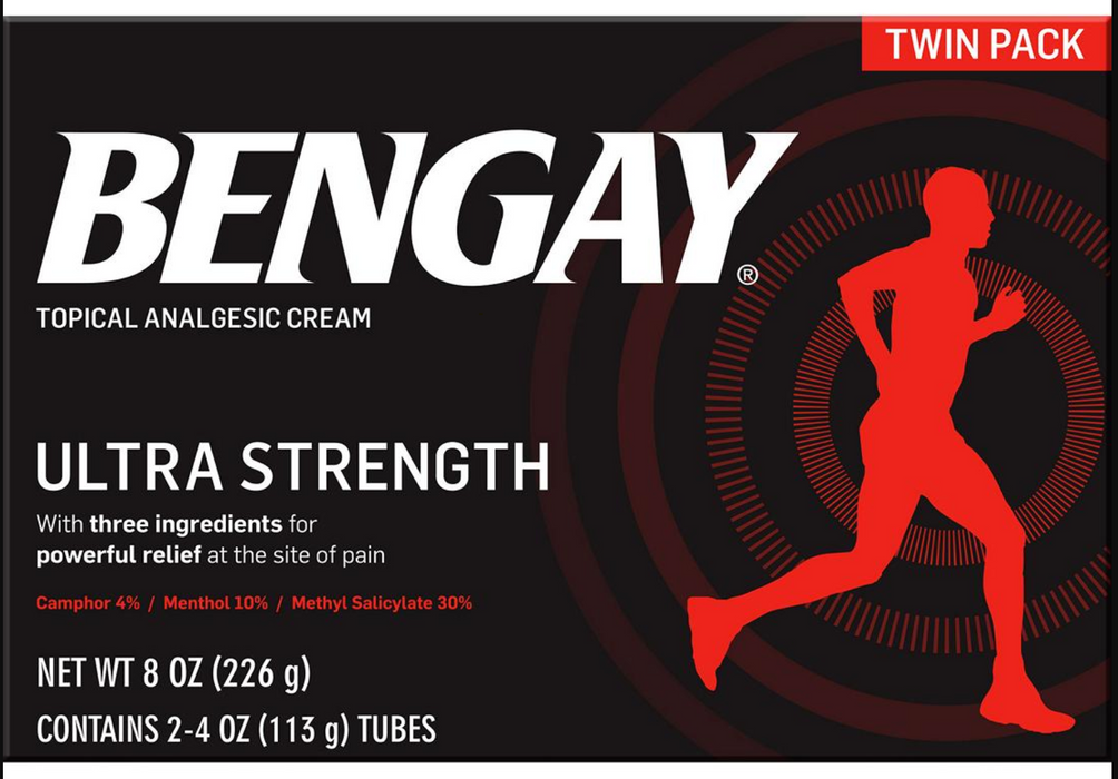 Bengay 2 X 4oz tubes Ultra Strength Cream, Pain Relief