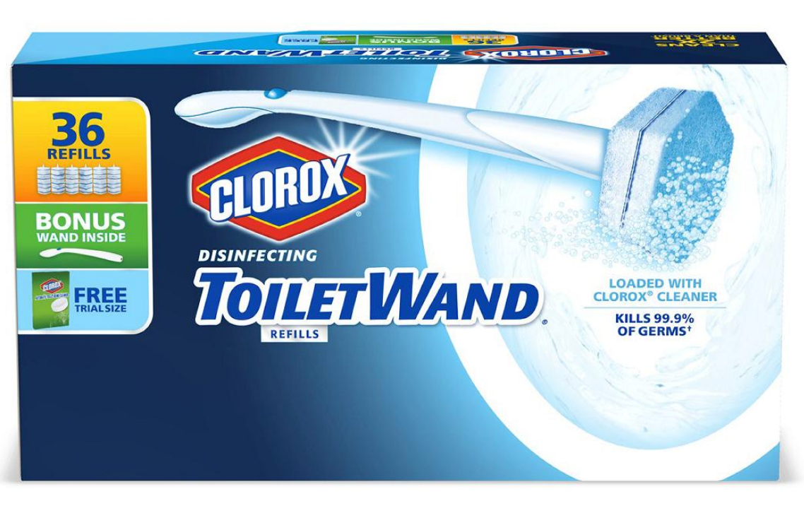 Clorox Toiletwand with 36 Disposable Cleaning Heads — Syessa