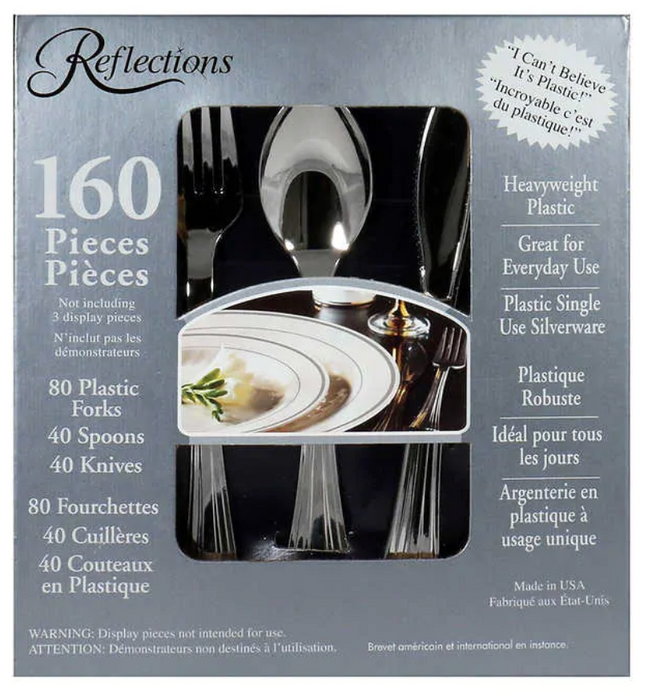 Reflections 160-count Plastic Cutlery
