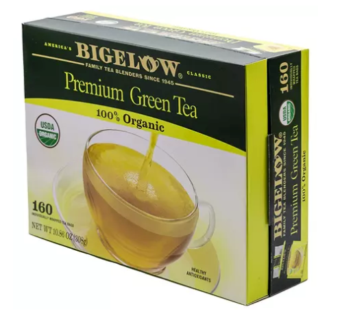 Bigelow 160 ct. Organic Green Tea (10.86 oz.)