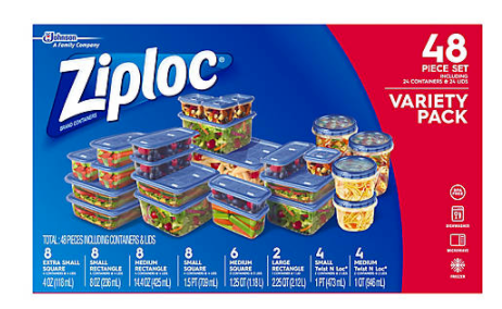 Ziploc Containers 48-Pc. Variety Pack