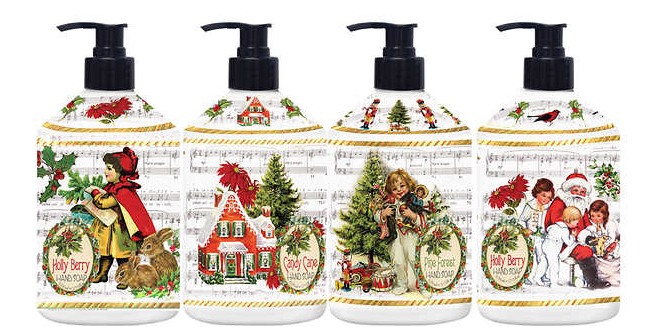 Home and Body Holiday Greetings Hand Soap, 4-pack