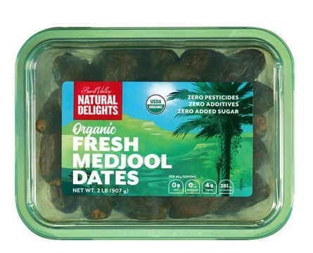 Bard Valley Natural Delights Organic Fresh Medjool Dates, 2 lb