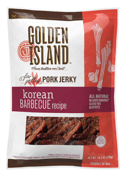Golden Island Korean Barbecue Pork Jerky, 14.5 oz