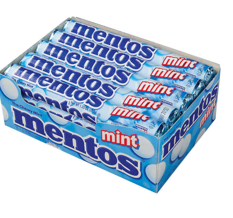 Mentos, Mint, 1.32 oz, 15-count