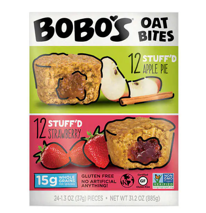 Bobo's Oat Bites, Variety Pack, 1.3 oz, 24-count