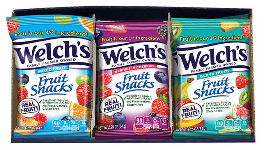 Welchs Fruit Snacks Variety Pack 225 Oz 20 Ct — Syessa 5161