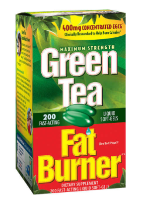Green Tea Fat Burner, 200 Liquid Soft-Gels