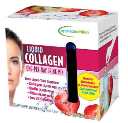 Applied Nutrition Liquid Collagen Drink Mix 4000 mg., 30 Tubes