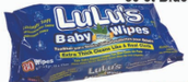 Lulu's Baby Wipes 80ct. Blue