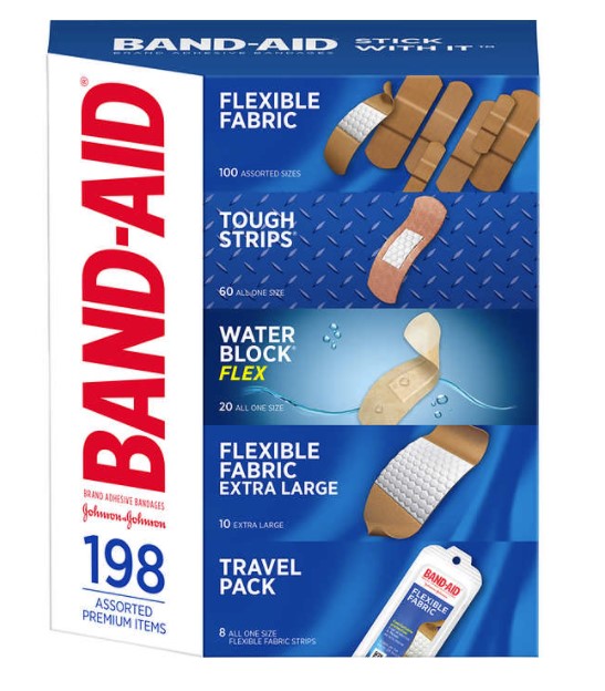 Band-Aid® Brand Flexible Fabric Extra-Large Bandages, Box Of 10