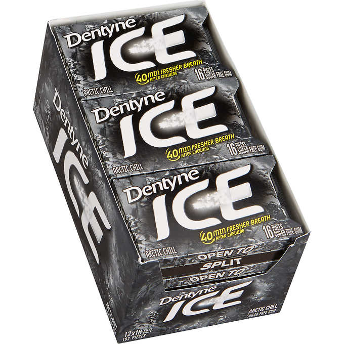 Dentyne  16 Ps, 12ct  Ice Sugar Free Gum, Arctic Chill
