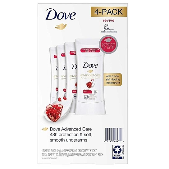 Dove Advanced Care Antiperspirant (Pack of 4)