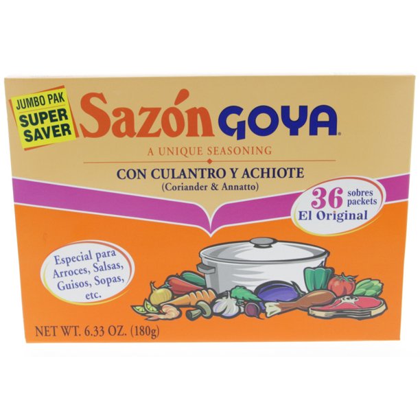 Goya Sazon Culantro and Achiote Seasoning - 6.33 oz