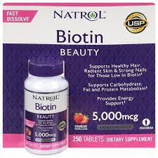 Natrol 250 Biotin 5000 mcg., Fast Dissolve Beauty Tablets