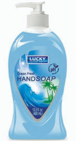 Lucky Pearl Liquid Soap 13.5 Fl Oz Ocean Fresh