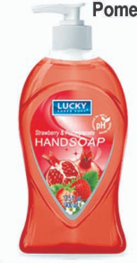 Lucky Pearl Liquid Soap 13.5 Fl Oz Strawberry Pomegranate