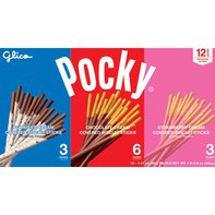 Pocky Variety Pack Biscuit Sticks, 12 ct